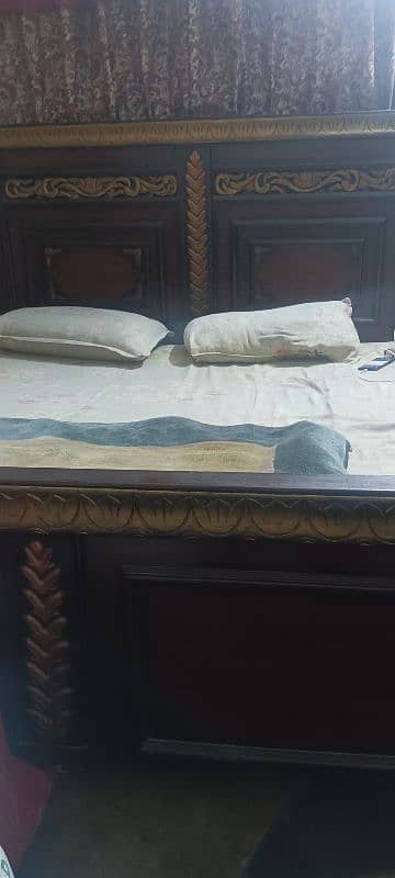 bed with three tables for sale 2