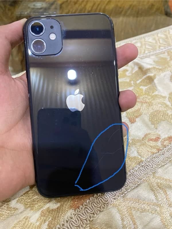 iphone 11 64gb pta approved panal changed 0