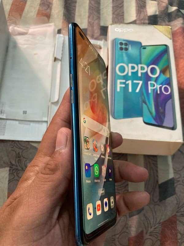 OPPO F17 Pro with box (minor shade on display) 1