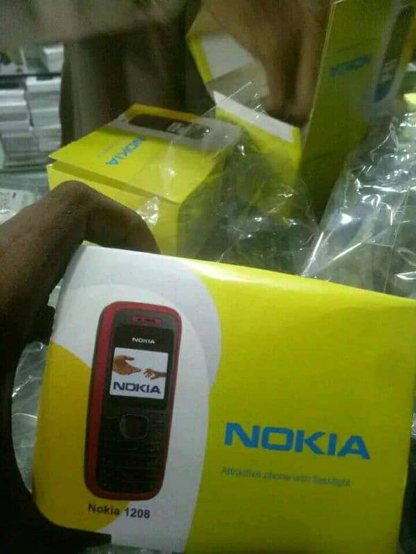 Nokia 1208 Pta prove box pack orignal mobile 2