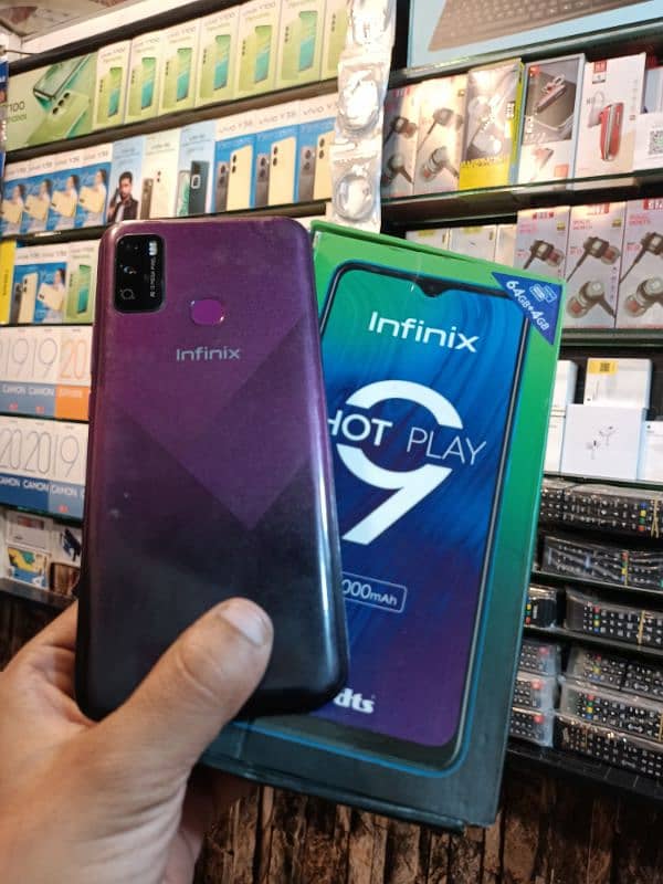 Infinix Hot 9play Complete Box 1