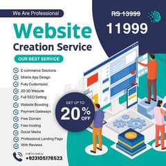 Professional 2D or 3D Website Making