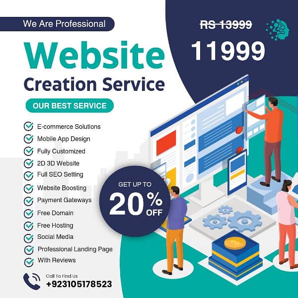 Professional 2D or 3D Website Making 0