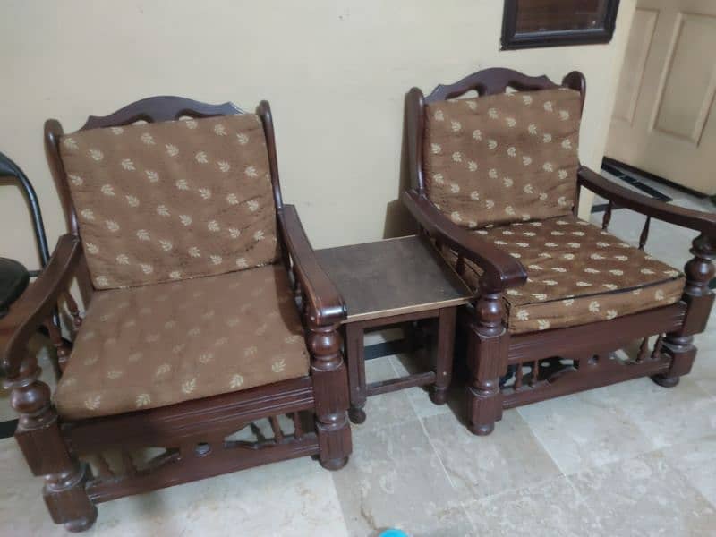 comfortable wooden sofa set 0