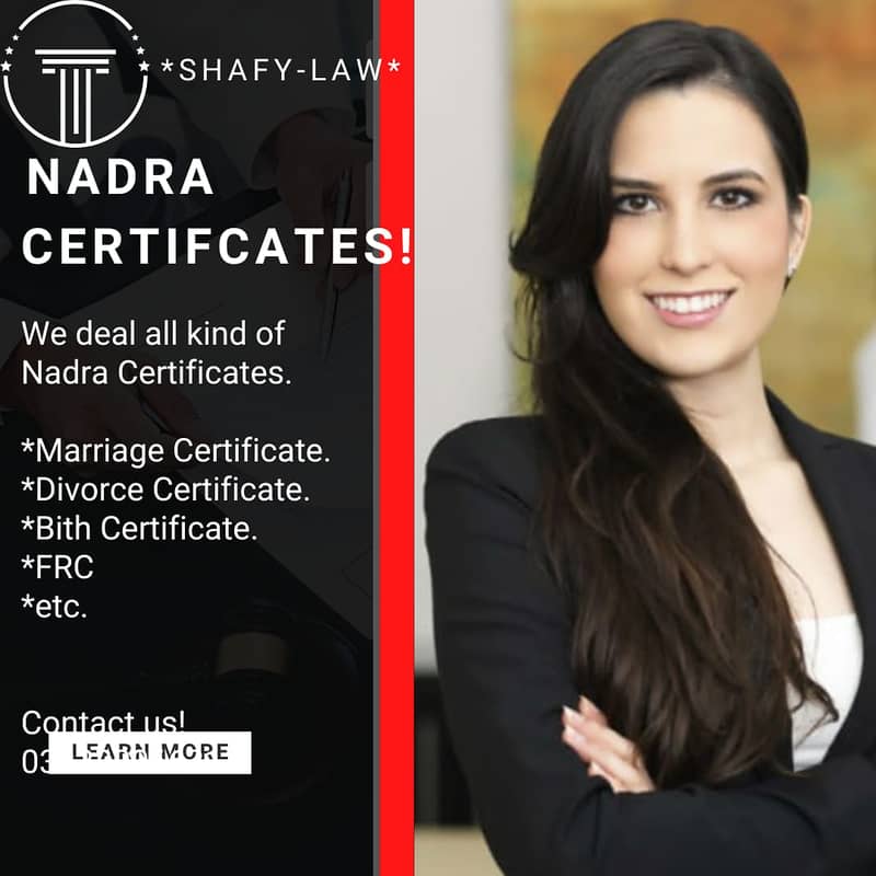 Court Marriage/Nikkah/Divorce/Khulla/Nadra Cert/Family Lawyer/Advocat 0