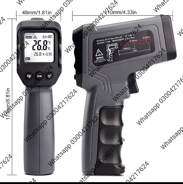 DIY Thermometer GM320 IR Infrared sports outdoor digital To 1600 degre 15