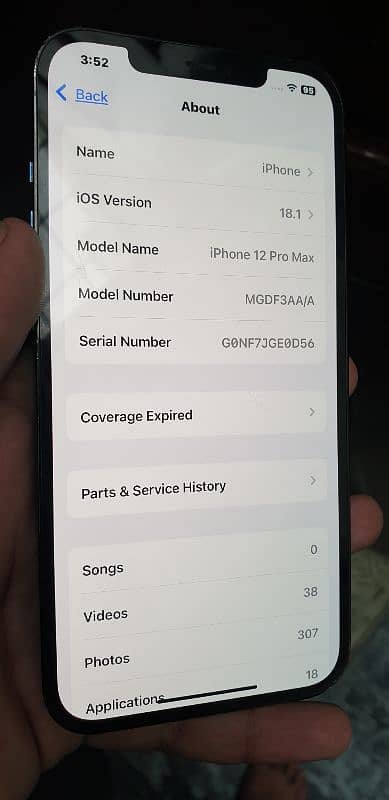 iphone 12 pro max 256 gb factory unlocked non pta blue 7