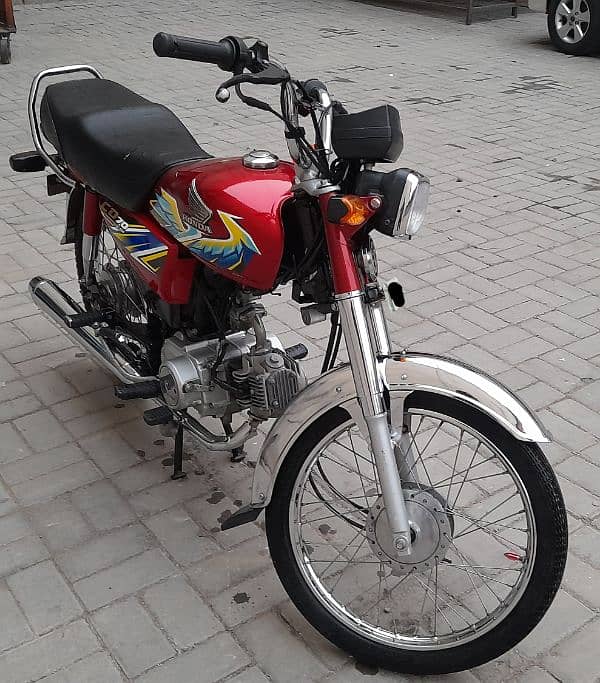 Honda CD70 2021 pindi num 4