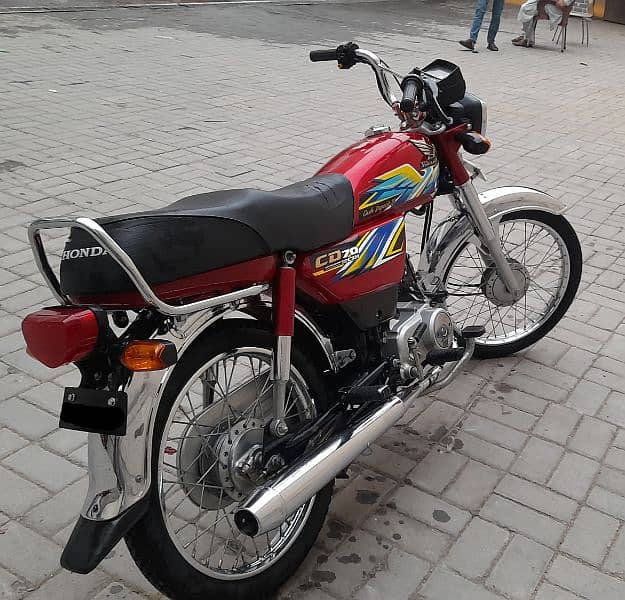 Honda CD70 2021 pindi num 6