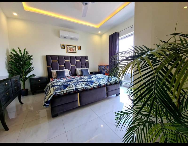 Two beds luxury apartment for rent on daily basis in bahria lahoe 3