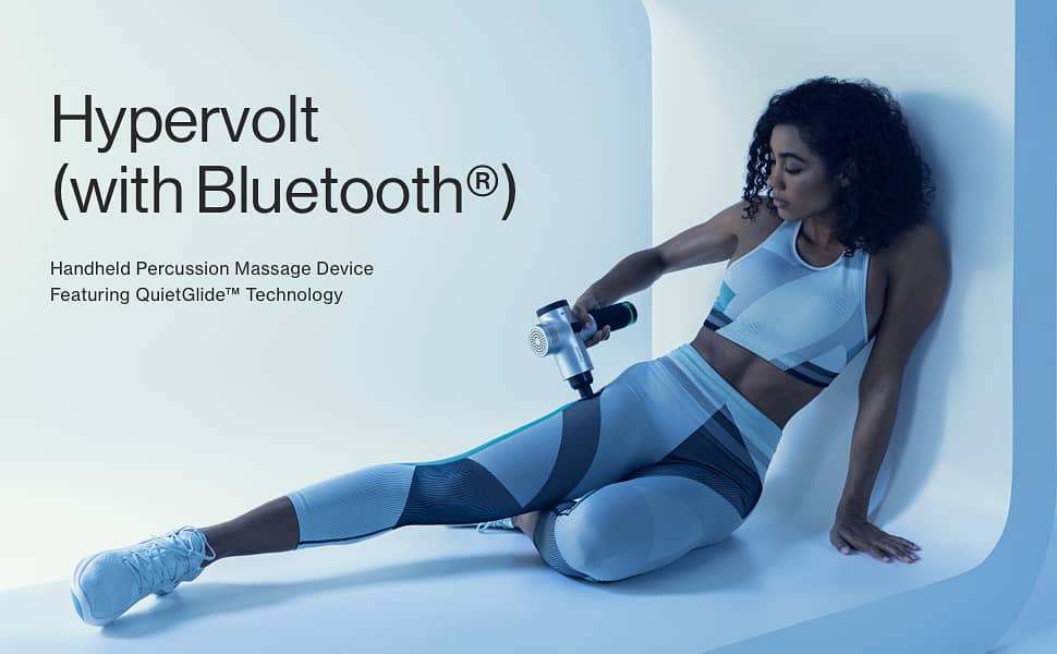 Massage Gun Hypervolt Bluetooth 3 Speeds, 5 Interchangeable Heads 10