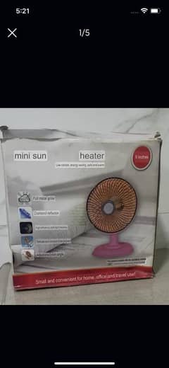 mini portable room & office heater