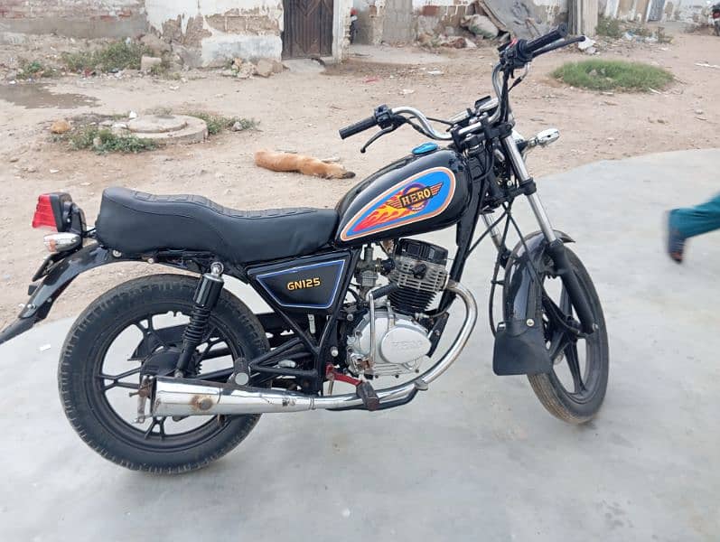 Hero GN125 model 2003 newly modified 1