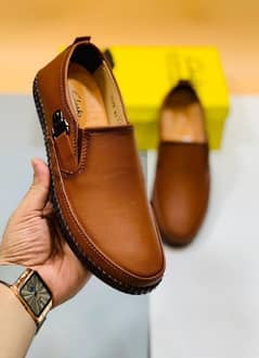 Men's casual lather shoes