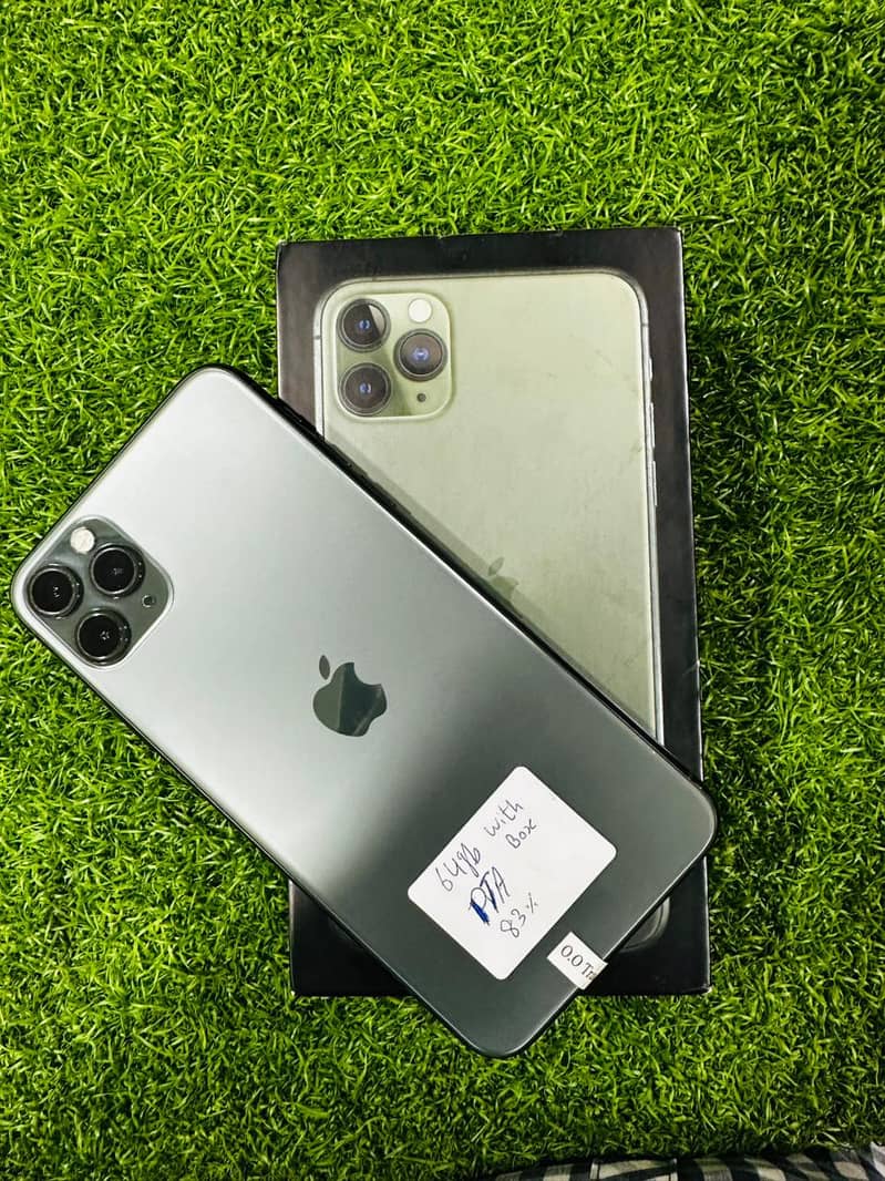 iphone 11 pro max 256gb pta approved waterpack 0