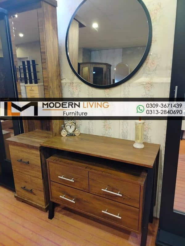 Modern Dressing Table Round mirror best quality 2