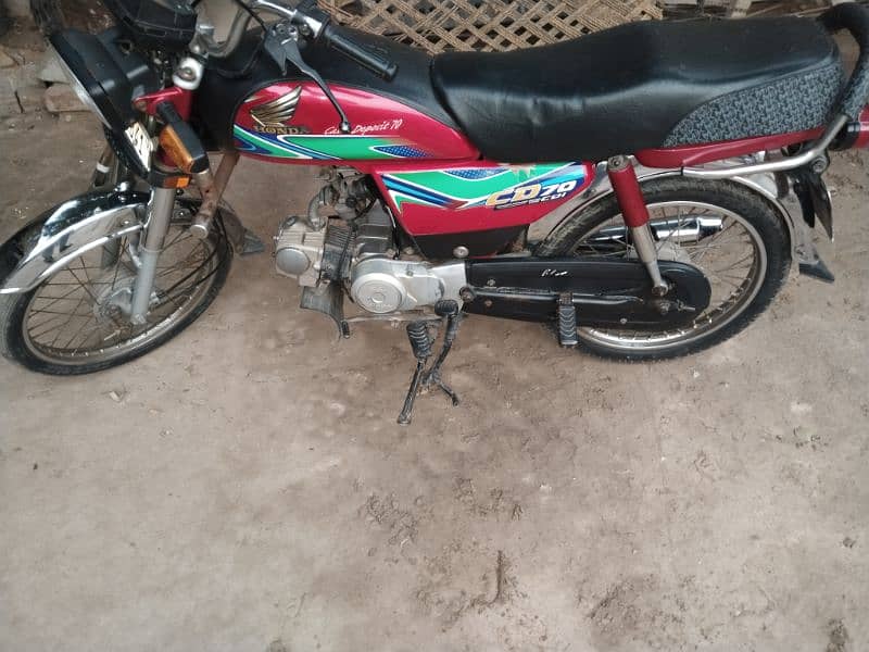 Honda CD70  2018 model Red colour 3