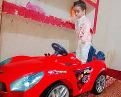 electronic kids car. . . . 1 Year used