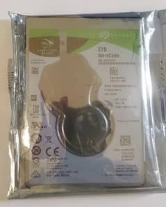 SEAGATE baracuda 2TB HDD 2.5" for laptop