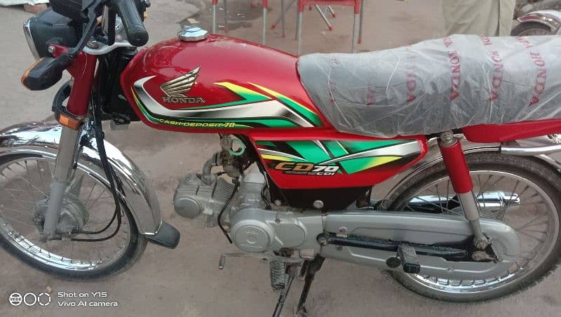 Honda CD 70 2022 model good condition 5