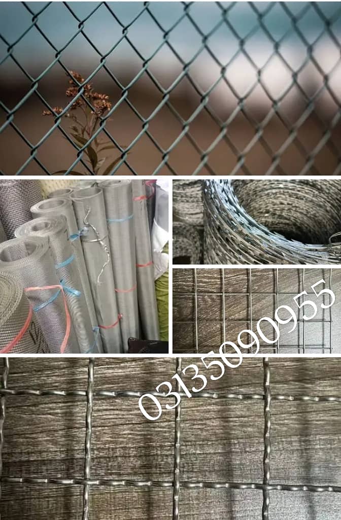 Razor Wire , Chainlink Fence , Barbed Wire Security Fence Weld mesh 13