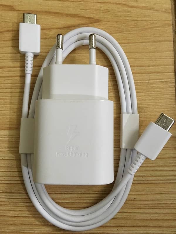 Samsung Original 25w USB-C Power Adapter With Box Plug Cable 4