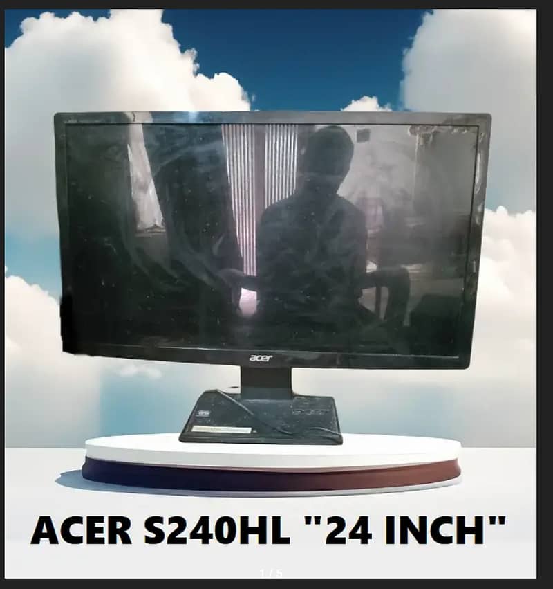 Acer S240HL 24-Inch Gaming LED Monitor: Full HD, IPS Panel, 178°, 60Hz 2