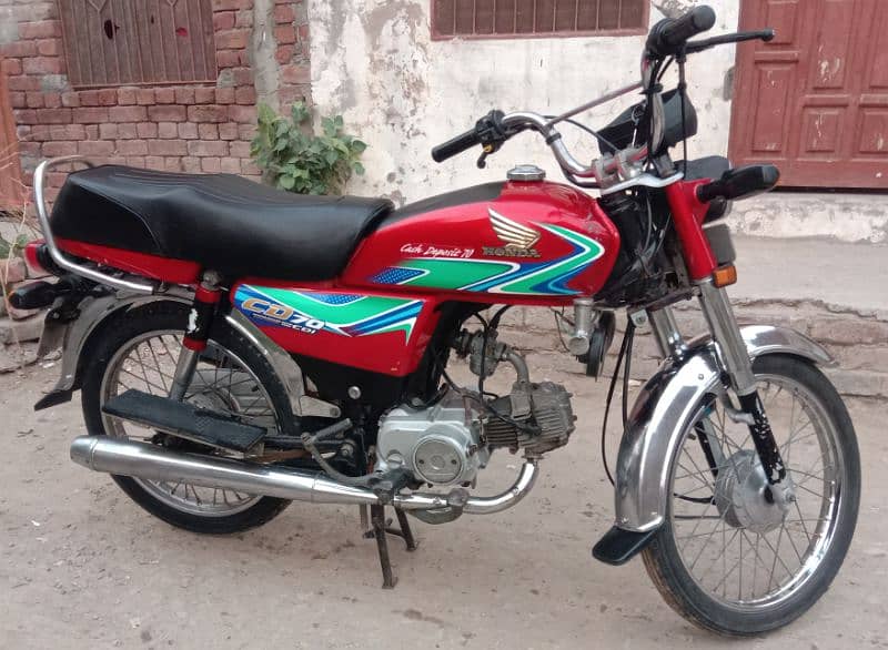 CD 70 bike for sale 03051063506 it's my personal contact number 1