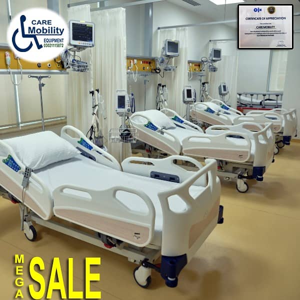 ICU bed , Hospital bed ,Medical Bed, surgical  Electric Patient bed 11