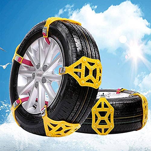 8PCS SNOW CHAIN  PADS FOR TYRE SIZE 14/15/16 THE BEST & EASY SNOWCHAIN 5