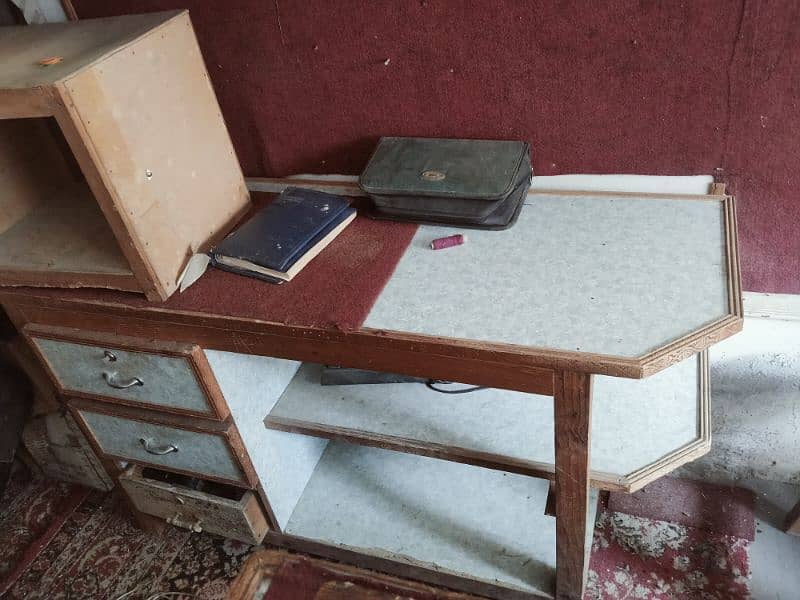 Three beautifully crafted wooden shop counters for sale. 3