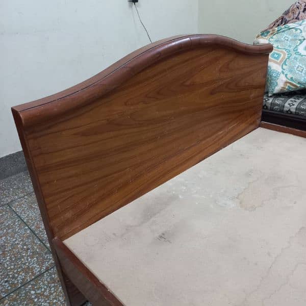 Wooden Single Bed 4 × 6.5 Feet 2