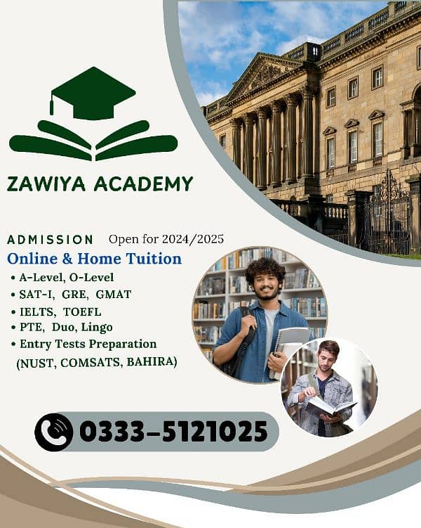 Home/Online Tuitions O/A Levels, SAT-I, GMAT, GRE, IELTS 2