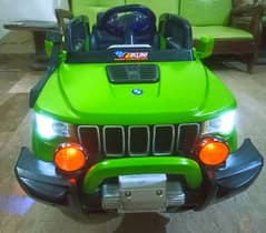 Land cruiser kids imported baby jeep car for 2 kids,attractive lights