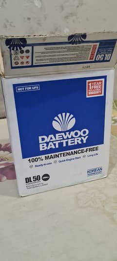 DAEWOO BATTERY DL50