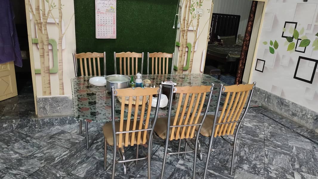 Dining table with chairs 4