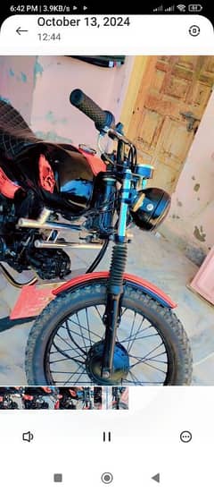 70 cc bike unionstar modified in cafe racer