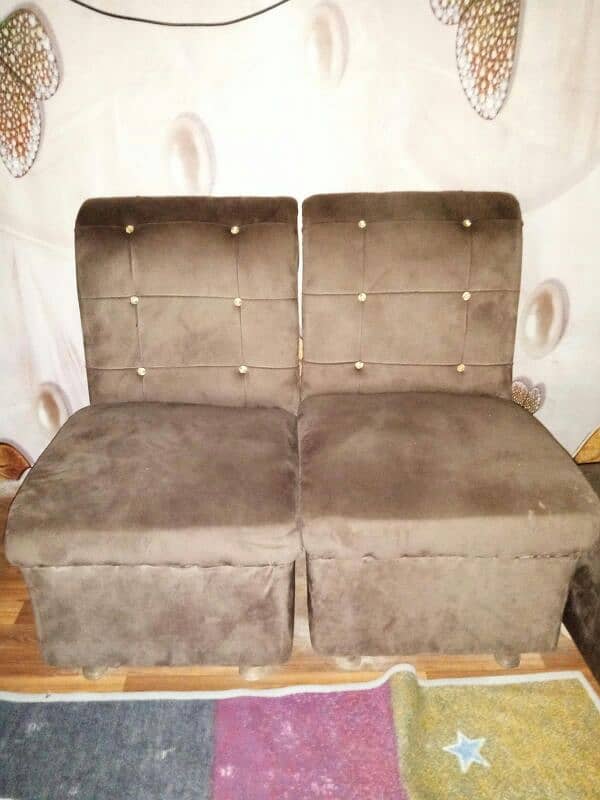 sofa set 5 seater all new argent sale 0