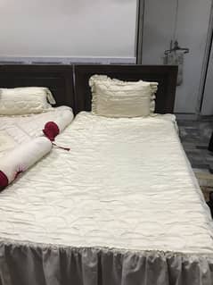 2 single beds with quality foams and bed sheets