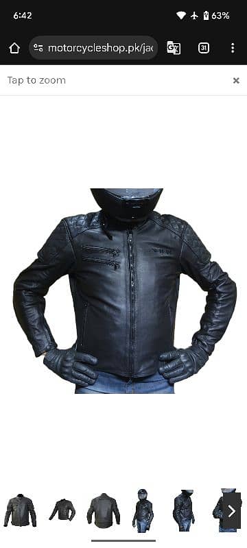 AMUR Torque Biker Leather Jacket 3