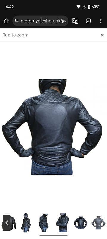 AMUR Torque Biker Leather Jacket 4