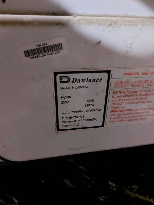 Dawlance Microwave oven 25 leter 1