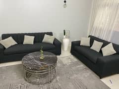 sofa set (7 seater) with table