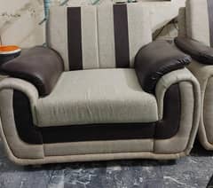 Jute, leather sofa, Modern furniture shop welcome chowk, Slightly used