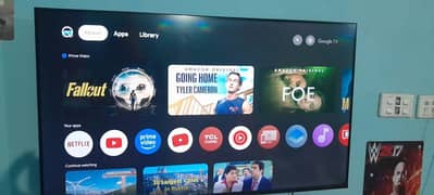 tcl 43 inch uhd andriod google tv smart tv like new