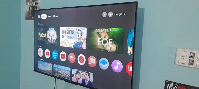 tcl 43 inch uhd andriod google tv smart tv like new 2