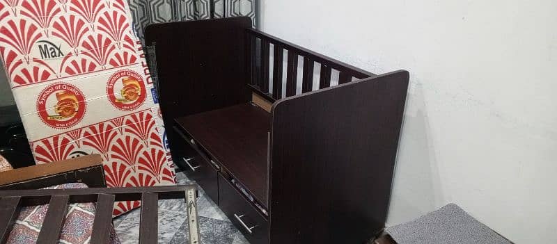 wooden baby cot 8