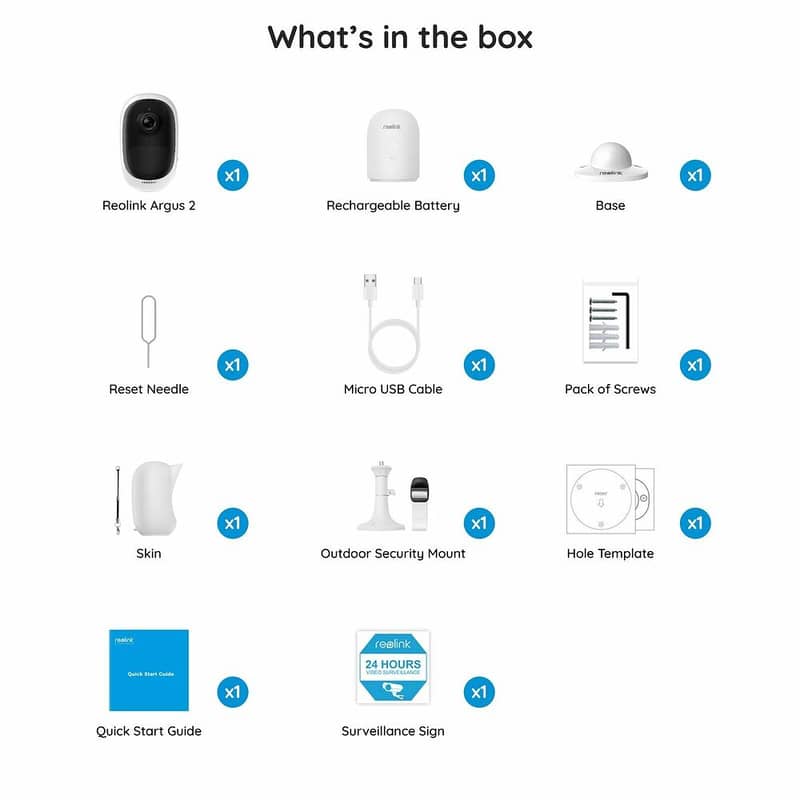 Reolink 2 100% Wire-Free Battery Powered, Security Came 11