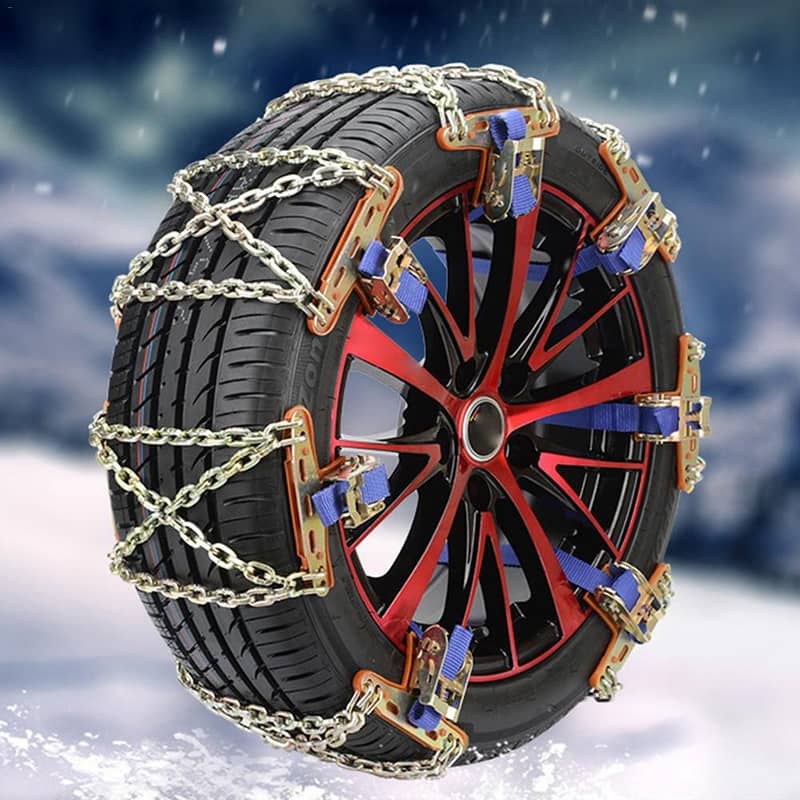 Easy to instal Snow chain for tyre size17/18/19 suv/jeeps/cars 3