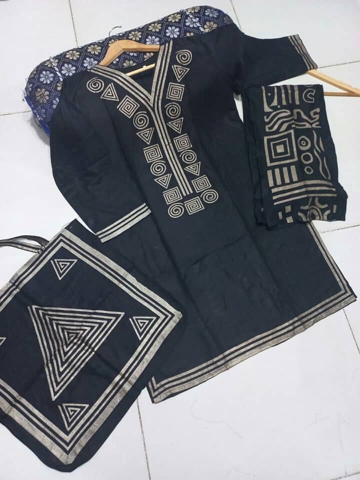 3 pcs stitched suit 1